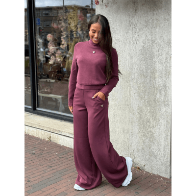 Guess Active - Olympe Wide Leg Pants - Rood