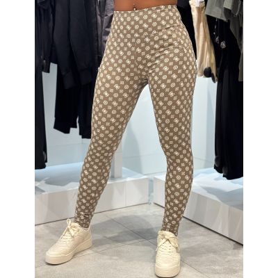 Guess Active - Peony Logomania Leggings 4/4 - Bruin