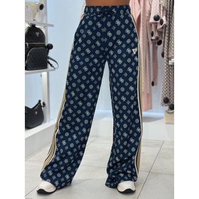 Guess Active - Peony Taped Straight Long Pant - Blauw