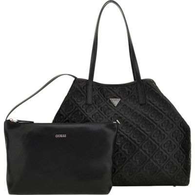 Guess - Adelasia Large 2 In 1 Tote - Zwart