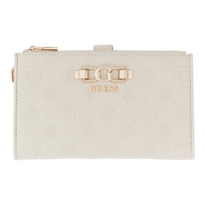 Guess - Anise Slg Dbl Zip Organizer - Beige