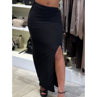 Guess - Brigitte Midi Skirt - Zwart