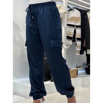 Guess - New Marzia Gathered Jogger - Blauw