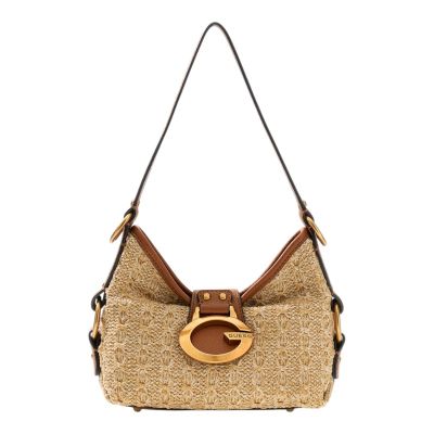 Guess - Camden Mini Shoulder Bag - Beige