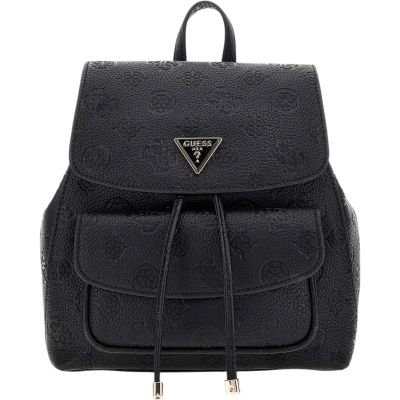 Guess - Cresidia II Sml Flap Backpack - Zwart