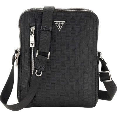 Guess - Torino Dbl Zip Xbody - Zwart