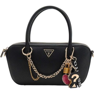 Guess - Davina Small Satchel - Zwart