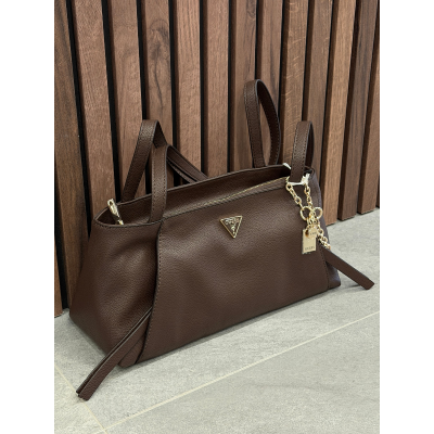 Guess - Devon Shoulder Satchel - Bruin