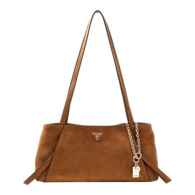Guess - Devon Shoulder Satchel - Cognac