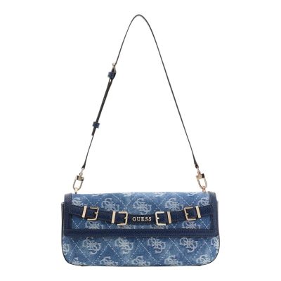 Guess - Dovie Flap Shoulder Bag - Blauw
