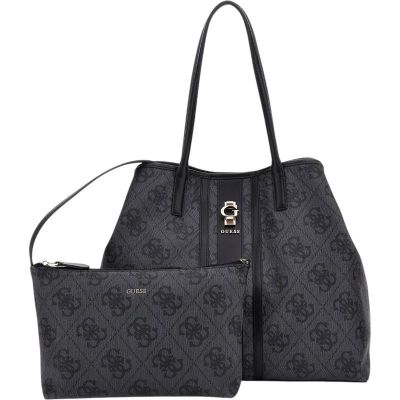 Guess - Erenia Large 2 In 1 Tote - Zwart