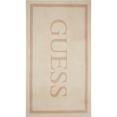 Guess - Towel Jacquard Guess Frame - Beige