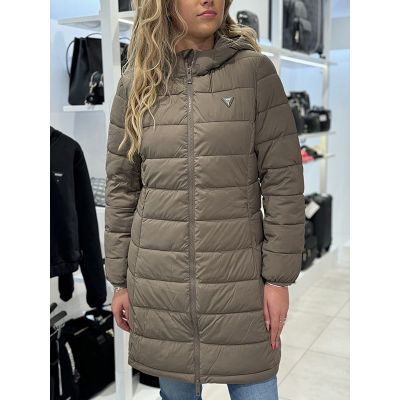 Guess Active - New Aleta Long Puffer Jacket - Bruin