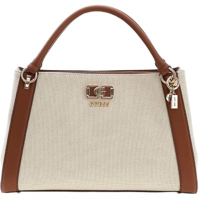 Guess Karnilla Logo Flap Shldr Bag Bruin OS990119