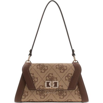 Guess - Karnilla Logo Flap Shldr Bag - Bruin