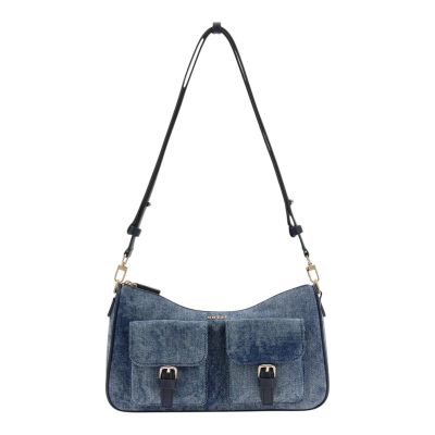 Guess - Kassie Convertible Shldr Bag - Blauw