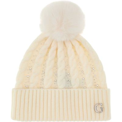 Guess - Knitted Beanie - Wit
