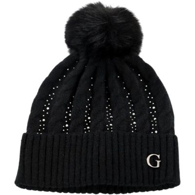 Guess - Knitted Beanie - Zwart