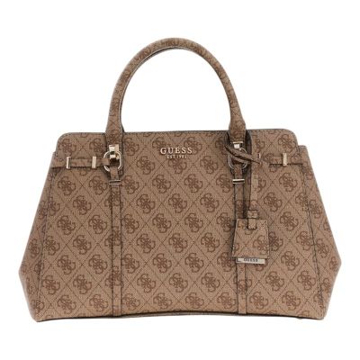 Guess - Leona Logo Mulit Comp Satchel - Bruin