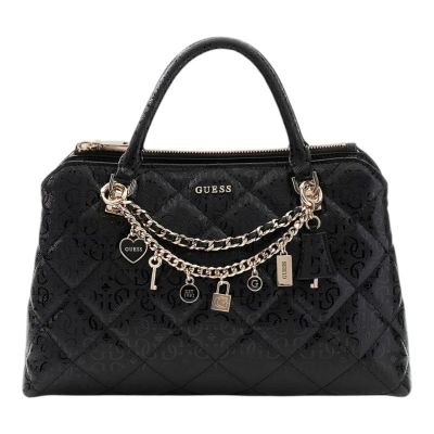 Guess - Libby 2 Comp Satchel - Zwart