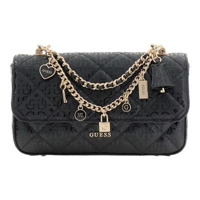 Guess - Libby Flap Crossbody - Zwart