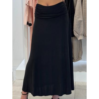 Guess - Long Milena Jewel Skirt - Zwart