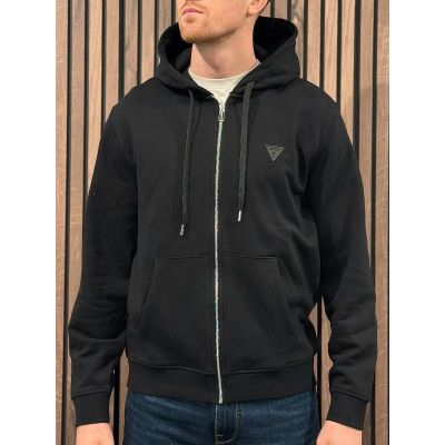 Guess - Ls Basic Zipper Hoodie - Zwart