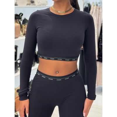 Guess - Matilde Seamless Ls Tee - Zwart