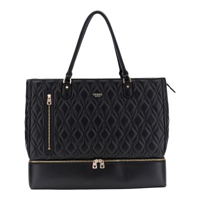 Guess - Maxine Zip Bottom Tote - Zwart
