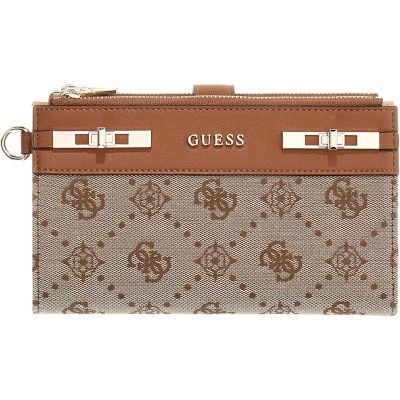 Guess - Melinda Logo Slg Dbl Zip Ornzr - Bruin