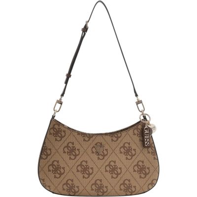 Guess - Noelle II Top Zip Shoulder Bag - Bruin