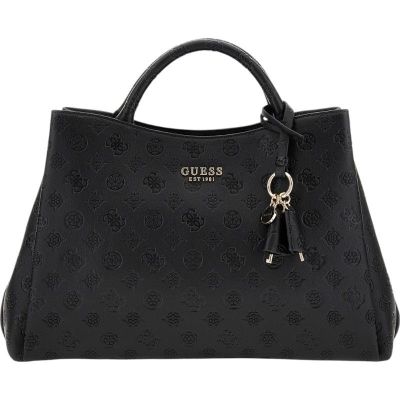 Guess - Phoebe Lrg Girlfriend Satchel - Zwart