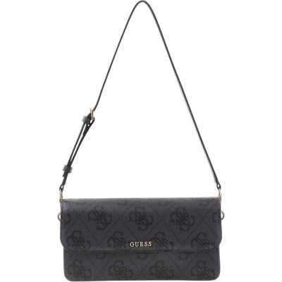 Guess - Sadie Flap Shoulder Bag - Zwart