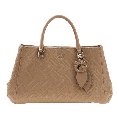 Guess - Sally Triple Comp Satchel - Beige