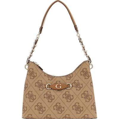 Guess - Izzy Top Zip Shoulder Bag - Bruin