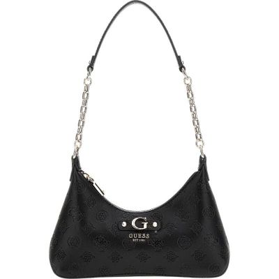 Guess - Gerty Top Zip Shoulder Bag - Zwart