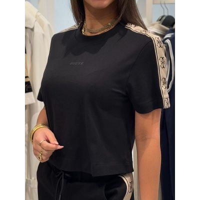 Guess Active - Britney Crop Tee - Zwart