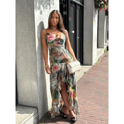 Guess - SL Tracie Dress W6YKAG - Meerkleurig