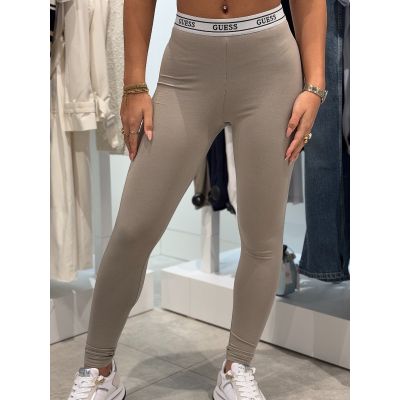 Guess Active - New Aline Leggings 4/4 Eco Str - Groen