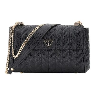 Guess - Stacey Convertible Xbody Flap - Zwart