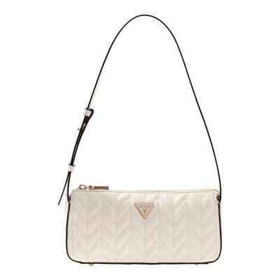 Guess - Stacey Mini Shoulder Bag - Wit