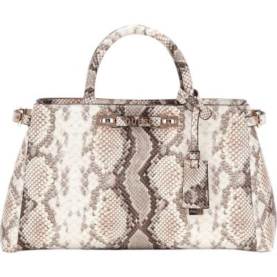 Guess - Lefia Luxury Satchel - Beige