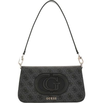 Guess - Eco Mietta Flap Shoulder - Zwart