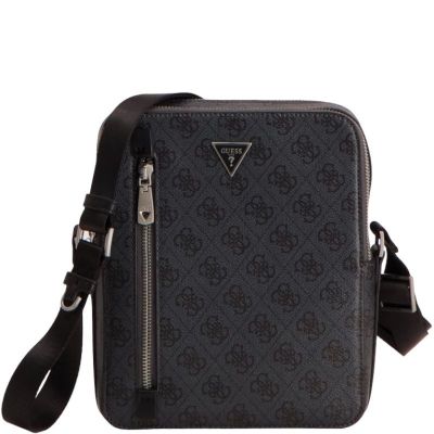 Guess - Torino Dbl Zip Xbody - Zwart
