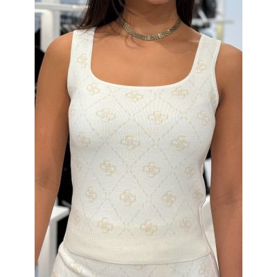 Guess - Sarah 4G Bralette Swtr - Beige