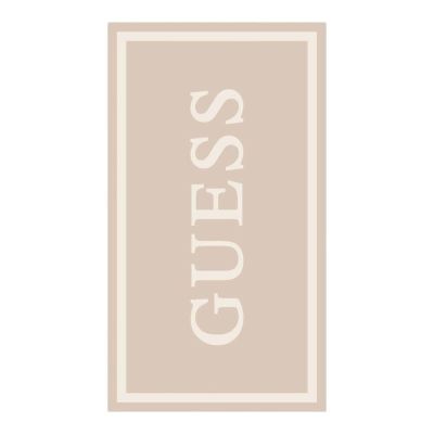 Guess - Towel Jacquard Guess Frame - Beige