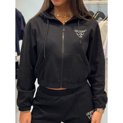 Guess Active - Roberta Full Crop Sweatshirt - Zwart
