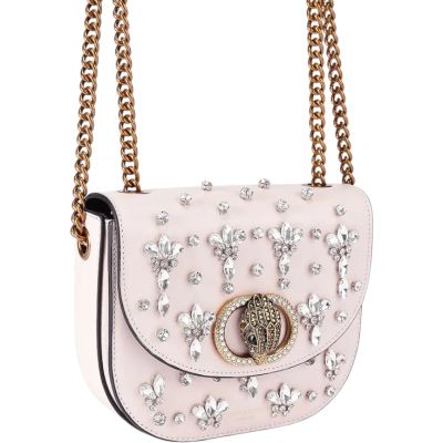 Kurt Geiger - Chelsea Saddle Crystals - Roze