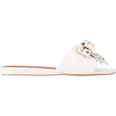 Kurt Geiger - Kensington Bow Flat Sdl - Beige