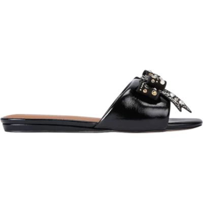 Kurt Geiger - Kensington Bow Flat Sdl - Zwart